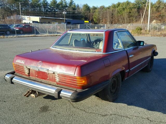 10704412031163 - 1976 MERCEDES-BENZ 450SL MAROON photo 4