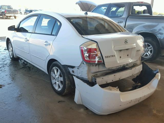 3N1AB61E17L678882 - 2007 NISSAN SENTRA 2.0 WHITE photo 3