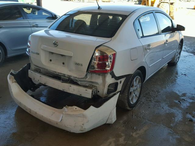 3N1AB61E17L678882 - 2007 NISSAN SENTRA 2.0 WHITE photo 4