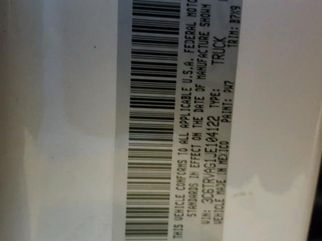 3C6TRVAG1JE104122 - 2018 RAM PROMASTER 白色 照片 10