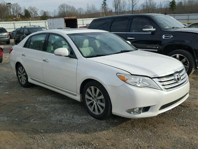 4T1BK3DBXCU473171 - 2012 TOYOTA AVALON BAS WHITE photo 1