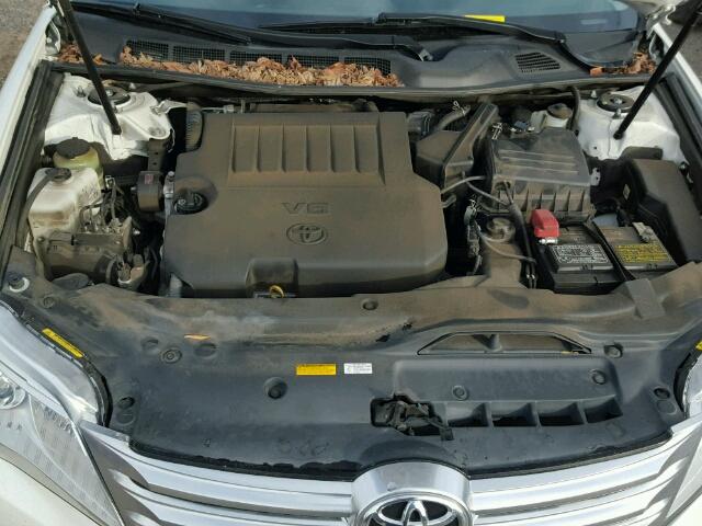 4T1BK3DBXCU473171 - 2012 TOYOTA AVALON BAS WHITE photo 7