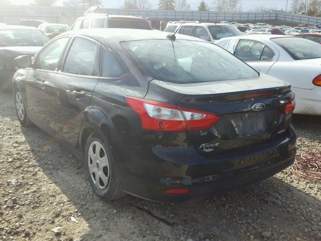 1FADP3E21EL406714 - 2014 FORD FOCUS S BLACK photo 3