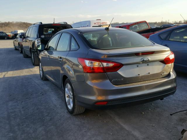 1FADP3F21DL288595 - 2013 FORD FOCUS SE GRAY photo 3