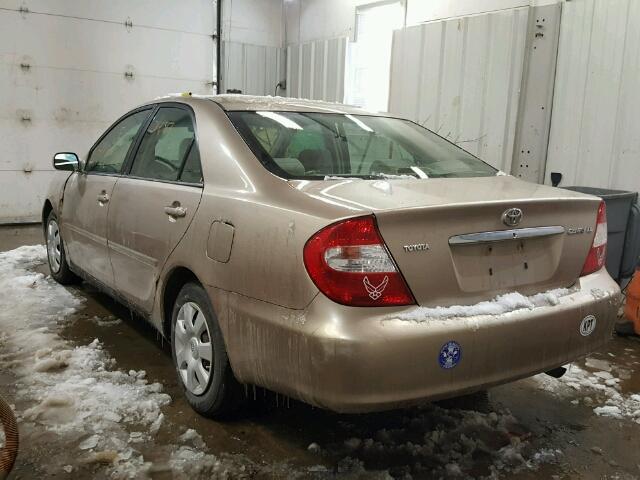 4T1BE32K22U525997 - 2002 TOYOTA CAMRY LE 棕色 照片 3