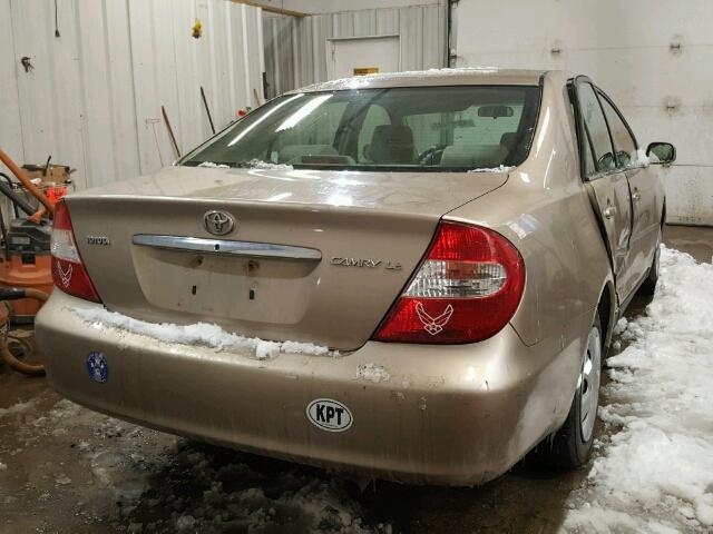 4T1BE32K22U525997 - 2002 TOYOTA CAMRY LE 棕色 照片 4