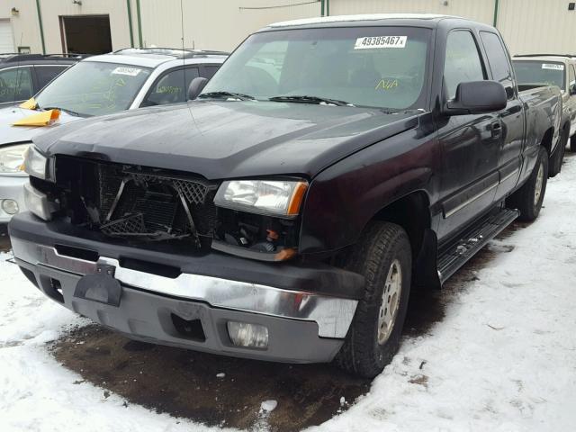 1GCEK19T33E173828 - 2003 CHEVROLET SILVERADO BLACK photo 2