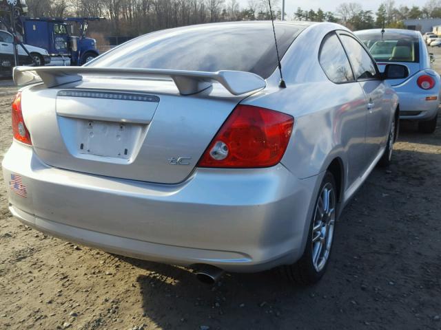 JTKDE177X60136911 - 2006 TOYOTA SCION TC 银色 照片 4