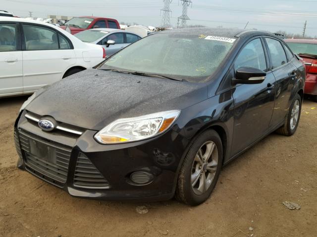 1FADP3F20EL421820 - 2014 FORD FOCUS SE BLACK photo 2