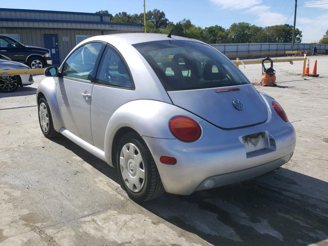 3VWBS21C31M402095 - 2001 VOLKSWAGEN NEW BEETLE Gümüş foto 3