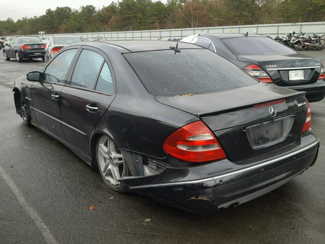 WDBUF76J35A641653 - 2005 MERCEDES-BENZ E 55 AMG BLACK photo 3