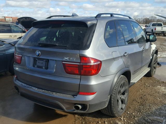 5UXZV4C53CL753434 - 2012 BMW X5 XDRIVE3 Сұр фото 4