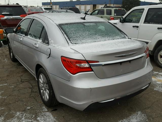 1C3CCBAB2CN169352 - 2012 CHRYSLER 200 LX SILVER photo 3