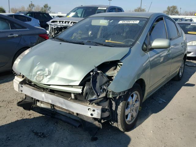 JTDKB20U777607659 - 2007 TOYOTA PRIUS GREEN photo 2