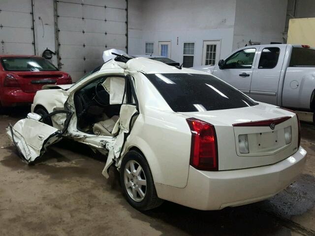 1G6DP567750130639 - 2005 CADILLAC CTS HI FEA WHITE photo 3