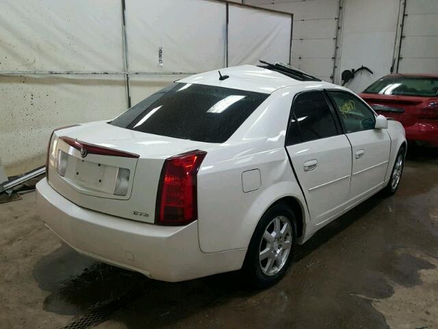 1G6DP567750130639 - 2005 CADILLAC CTS HI FEA WHITE photo 4