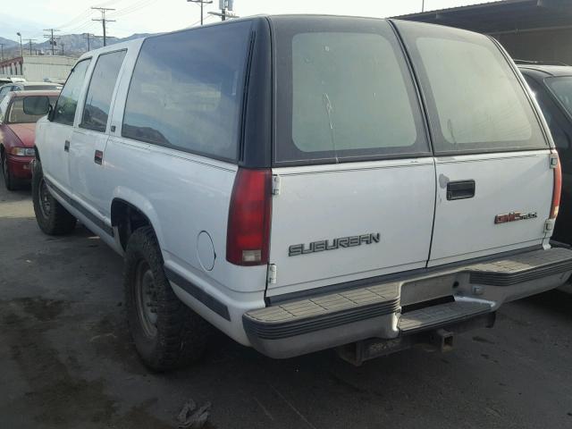 1GKFK16KXPJ743650 - 1993 GMC SUBURBAN K WHITE photo 3