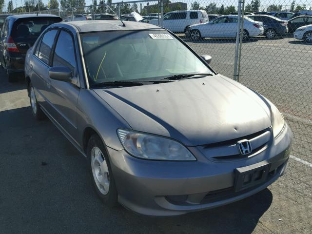 JHMES96624S010716 - 2004 HONDA CIVIC HYBR GRAY photo 1