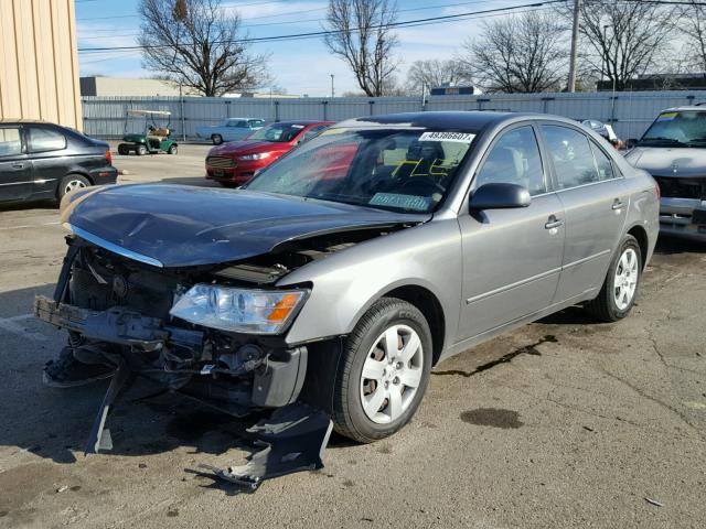 5NPET4AC8AH625473 - 2010 HYUNDAI SONATA GLS GRAY photo 2