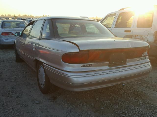 1MELM50U8SA606403 - 1995 MERCURY SABLE GS SILVER photo 3