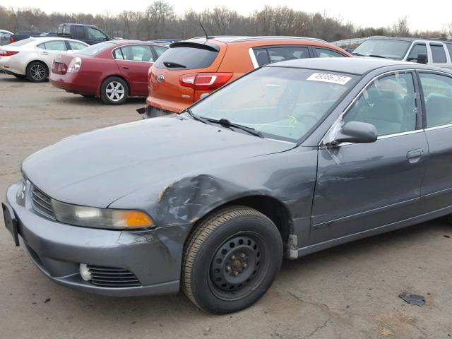 4A3AA46G73E188162 - 2003 MITSUBISHI GALANT ES GRAY photo 9