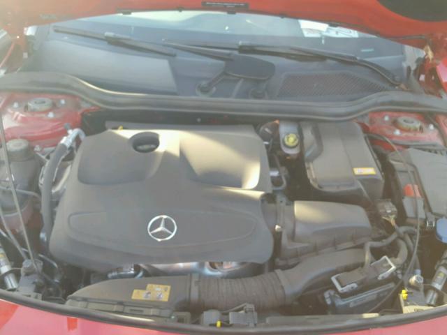 WDDSJ4EB9GN301392 - 2016 MERCEDES-BENZ CLA 250 RED photo 7