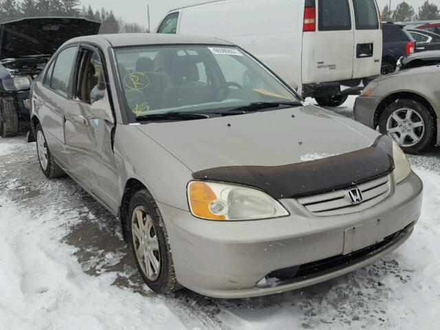 2HGES16653H918748 - 2003 HONDA CIVIC LX BEIGE photo 1