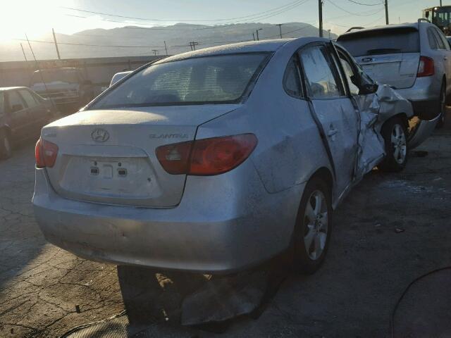 KMHDU46D37U110692 - 2007 HYUNDAI ELANTRA GL GRAY photo 4