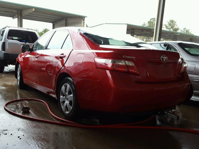 4T1BE46K78U236770 - 2008 TOYOTA CAMRY CE BURGUNDY photo 3