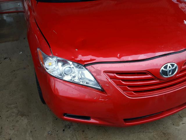 4T1BE46K78U236770 - 2008 TOYOTA CAMRY CE BURGUNDY photo 9