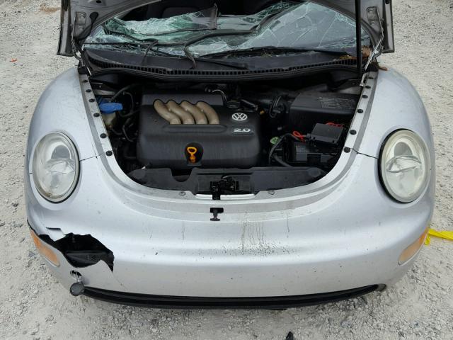 3VWBK31CX5M418144 - 2005 VOLKSWAGEN NEW BEETLE ვერცხლისფერი ფოტო 7