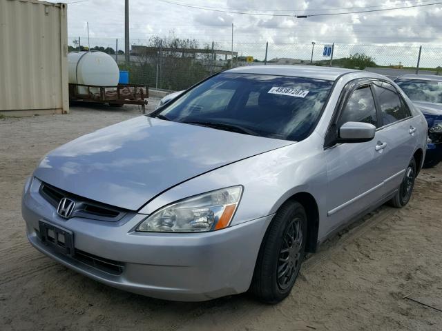 1HGCM66384A057084 - 2004 HONDA ACCORD LX SILVER photo 2