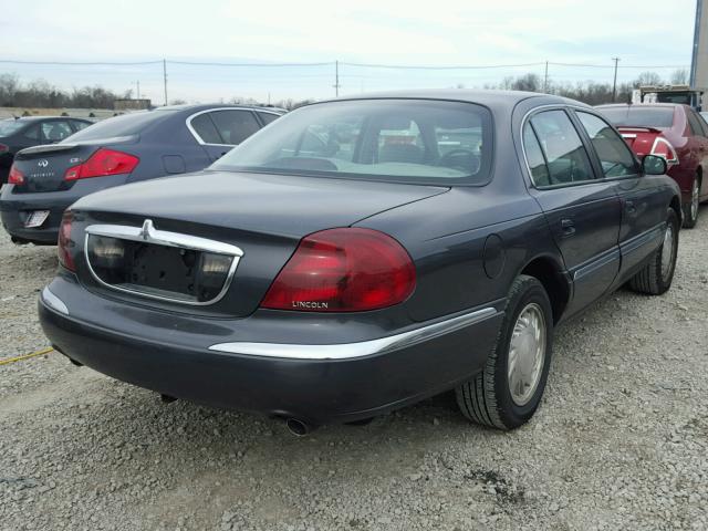 1LNFM97V7WY635923 - 1998 LINCOLN CONTINENTA GRAY photo 4