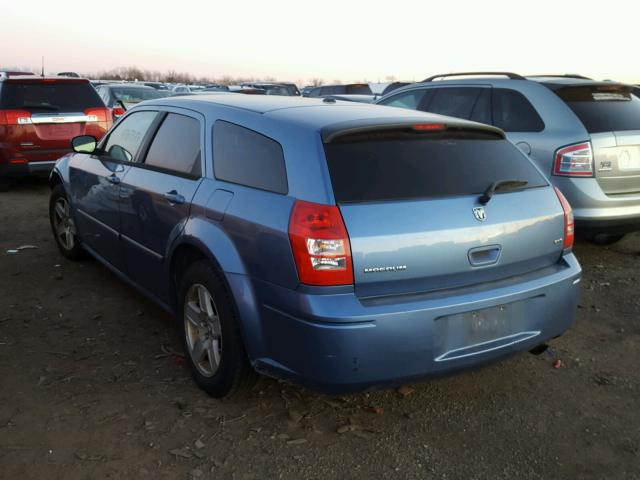 2D4FV47V77H744479 - 2007 DODGE MAGNUM SXT BLUE photo 3