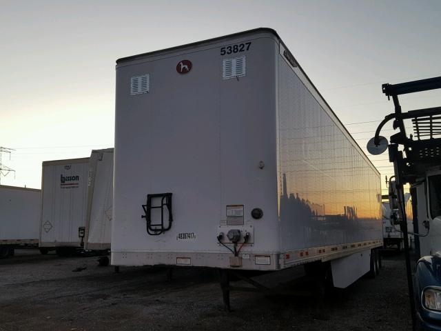 1GRAA9624FB700671 - 2015 GREAT DANE TRAILER DRY VAN WHITE photo 3