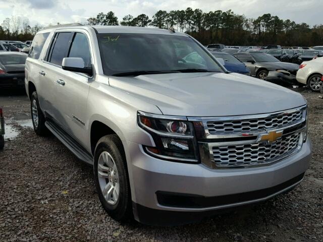 1GNSKJKC9FR272560 - 2015 CHEVROLET SUBURBAN K SILVER photo 1