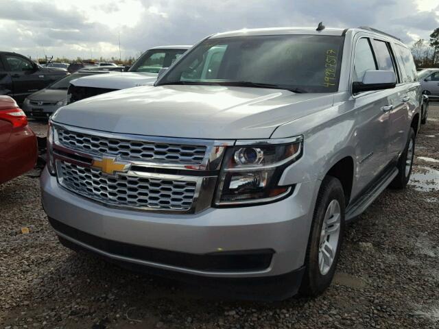 1GNSKJKC9FR272560 - 2015 CHEVROLET SUBURBAN K SILVER photo 2