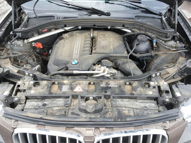 5UXWX7C59BL735176 - 2011 BMW X3 XDRIVE3 BROWN photo 7