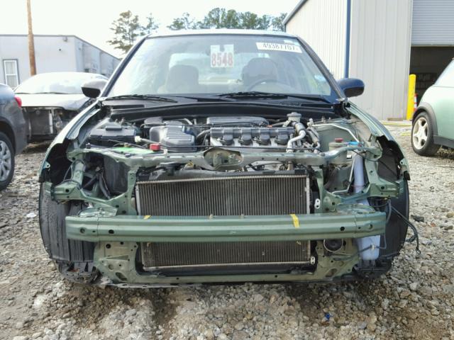 2HGES166X3H580876 - 2003 HONDA CIVIC LX GREEN photo 7