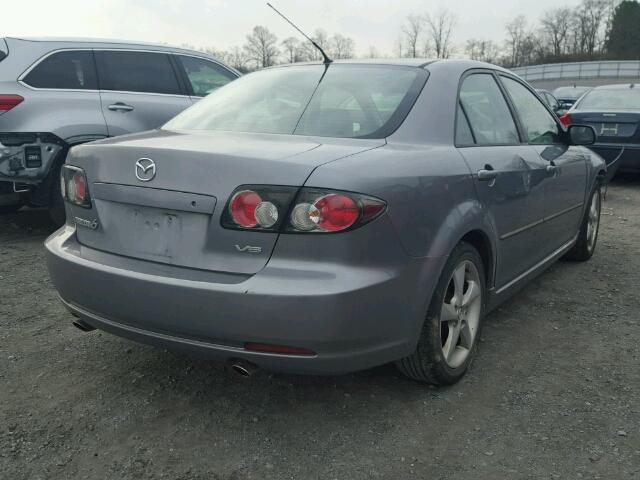 1YVHP80D175M32605 - 2007 MAZDA 6 S GRAY photo 4