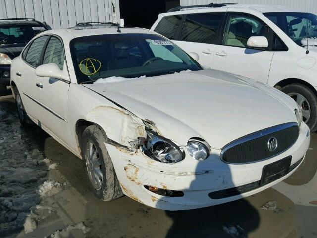 2G4WD532951291257 - 2005 BUICK LACROSSE C WHITE photo 1