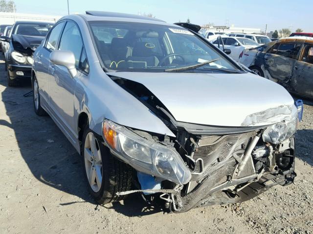 1HGFA16868L075016 - 2008 HONDA CIVIC EX ნაცრისფერი ფოტო 1