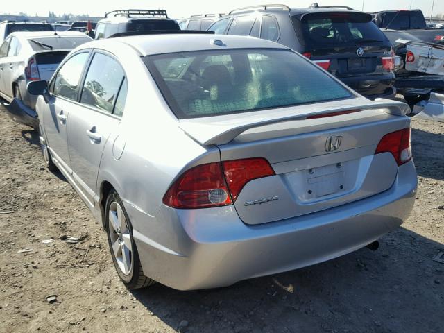 1HGFA16868L075016 - 2008 HONDA CIVIC EX GRAY photo 3