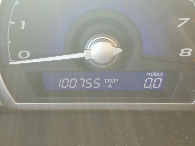 1HGFA16868L075016 - 2008 HONDA CIVIC EX ნაცრისფერი ფოტო 8