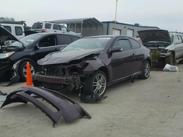 JTKDE177950003362 - 2005 TOYOTA SCION TC 栗色 照片 2