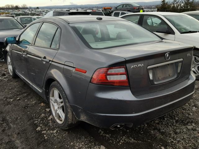 19UUA66298A015369 - 2008 ACURA TL GRAY photo 3