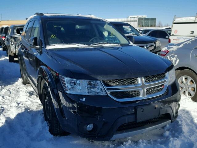 3C4PDCCG1DT525414 - 2013 DODGE JOURNEY SX BLACK photo 1