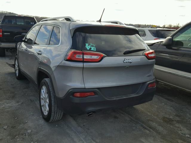 1C4PJLCB2FW631347 - 2015 JEEP CHEROKEE L GRAY photo 3