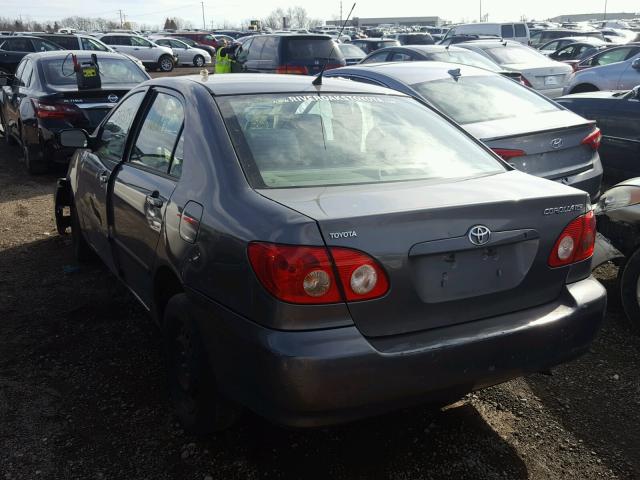 1NXBR32E56Z713837 - 2006 TOYOTA COROLLA CE GRAY photo 3