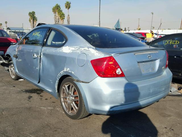 JTKDE177960077852 - 2006 TOYOTA SCION TC 蓝色 照片 3
